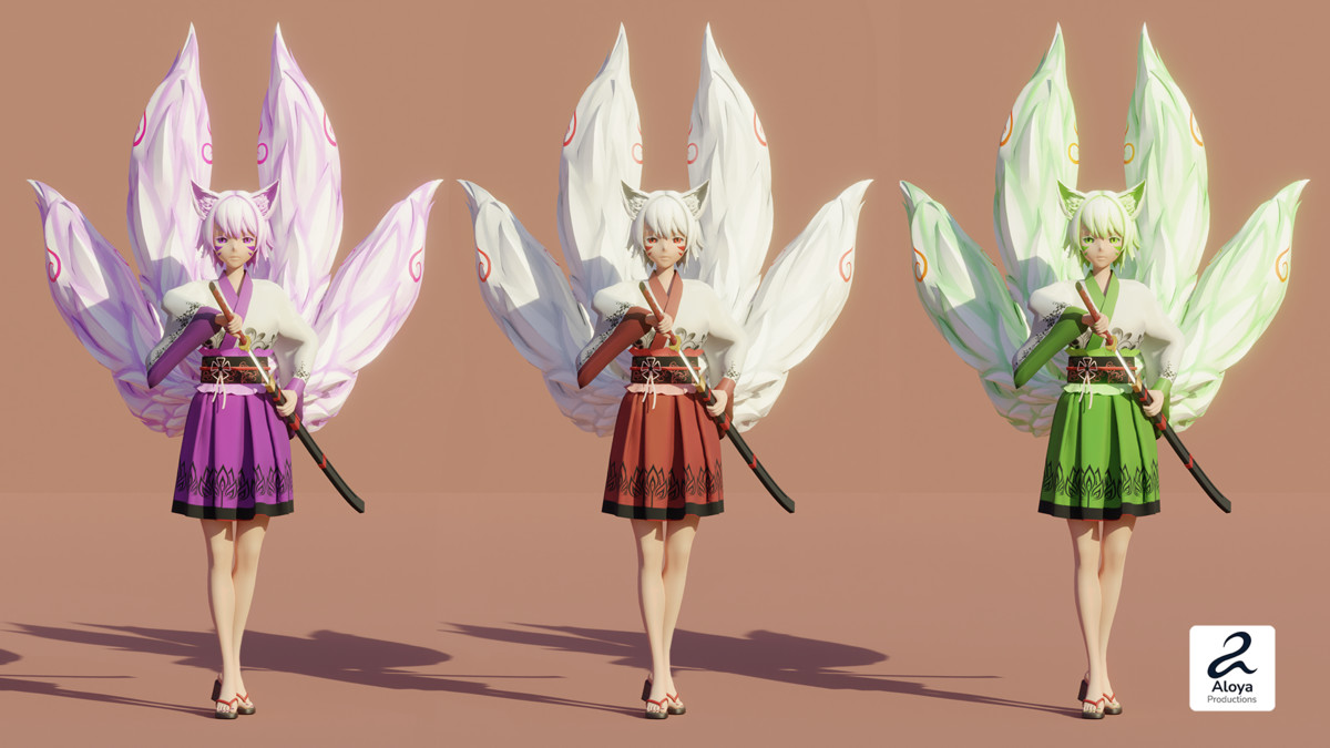 Kitsune / Fox Girl | Anime Character