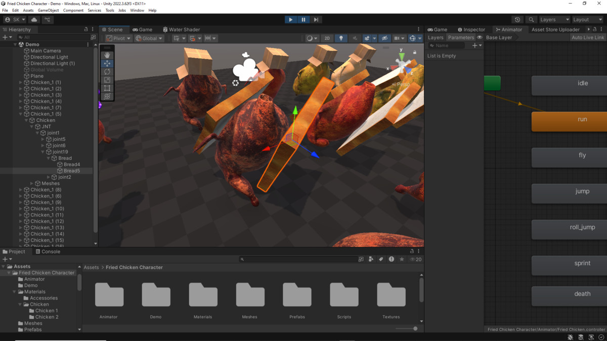 Fried Chicken 3D – Animated Character