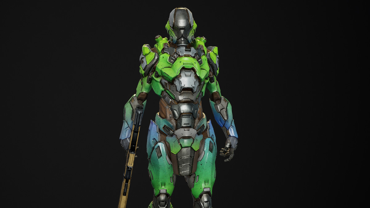 Sci-Fi Cyborg 16