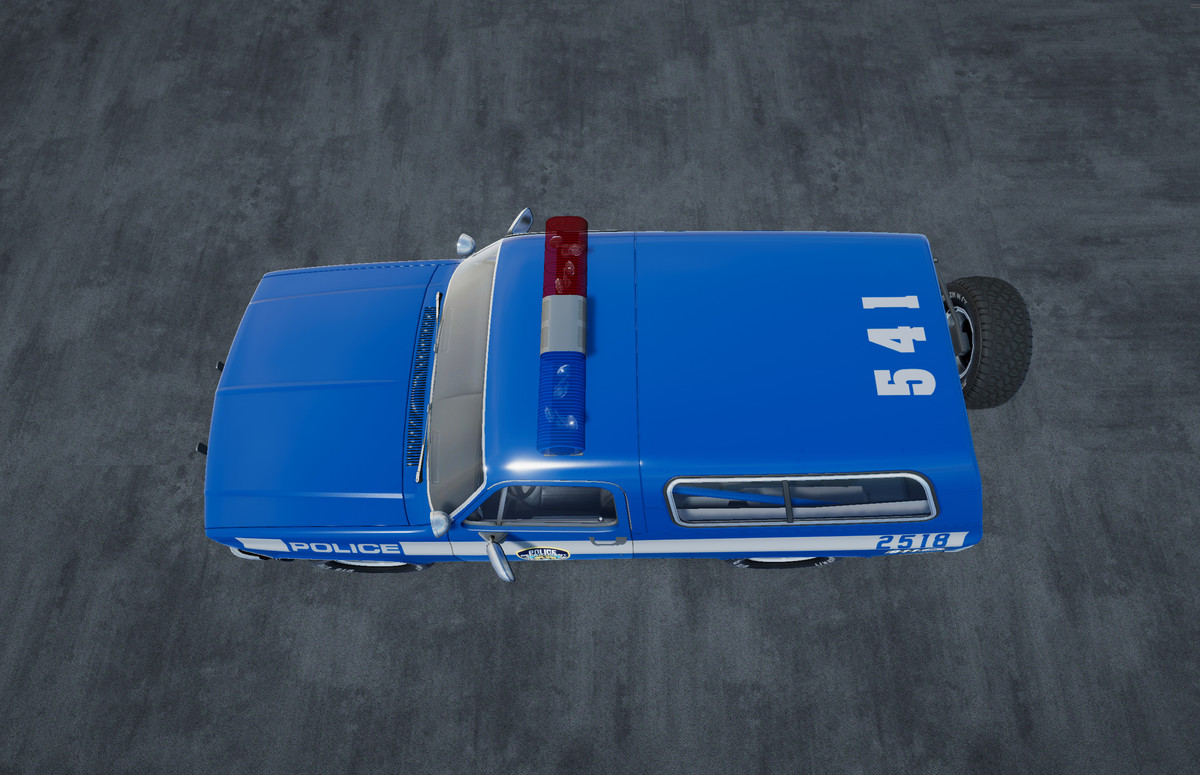 80s Offroad police car