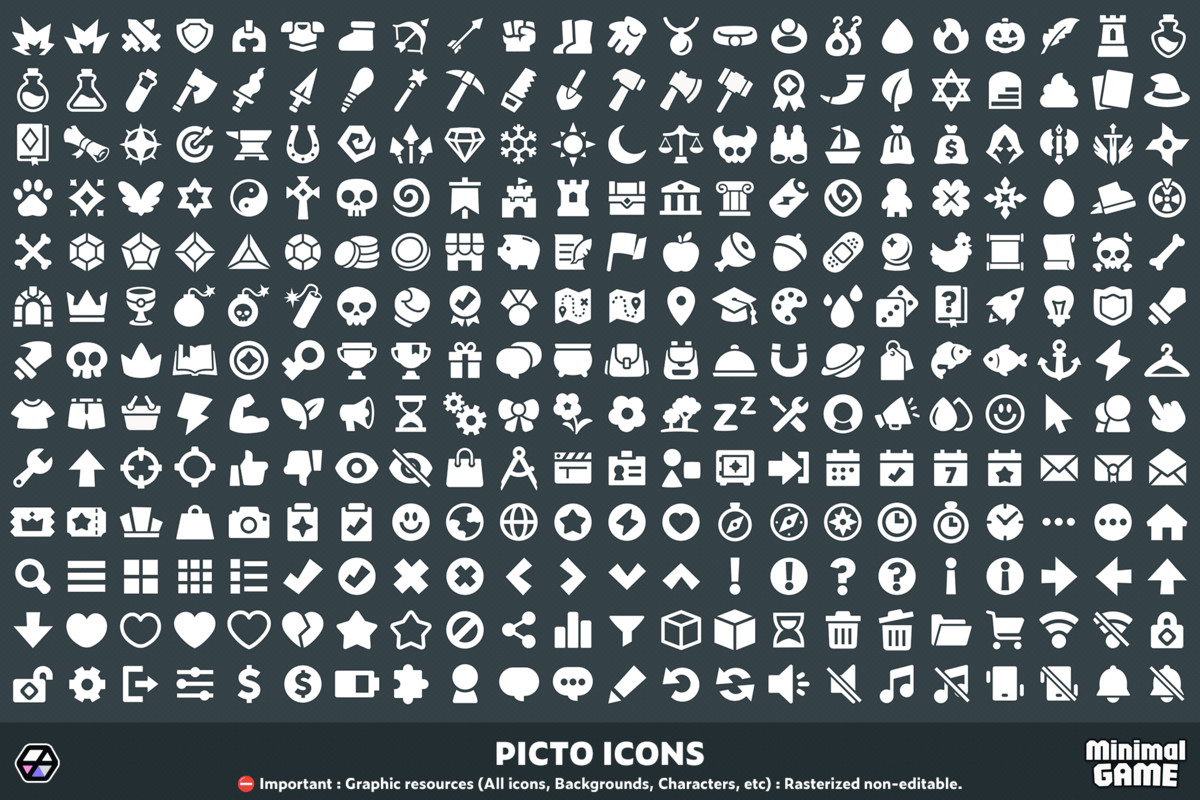 GUI Pro - Minimal Game Dark