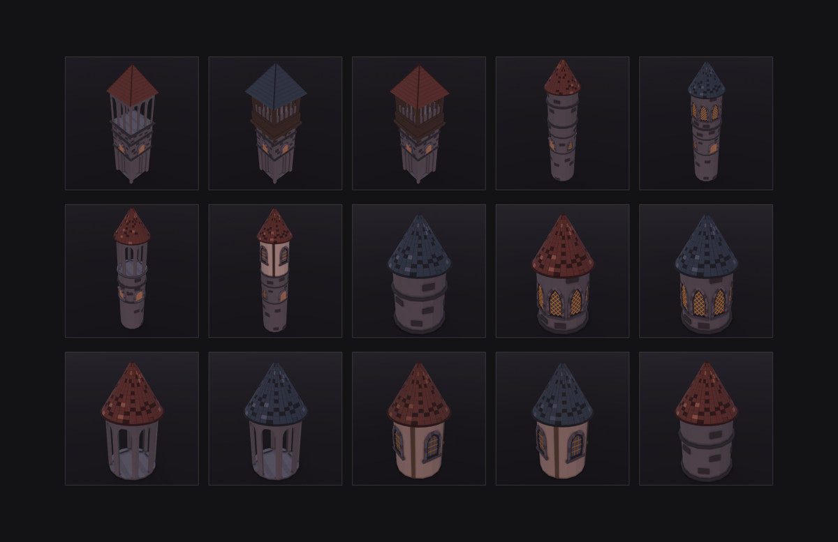 70+ Castle Assets