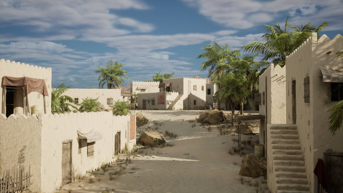 Desert Outpost - Arabian & Persian Village Environment