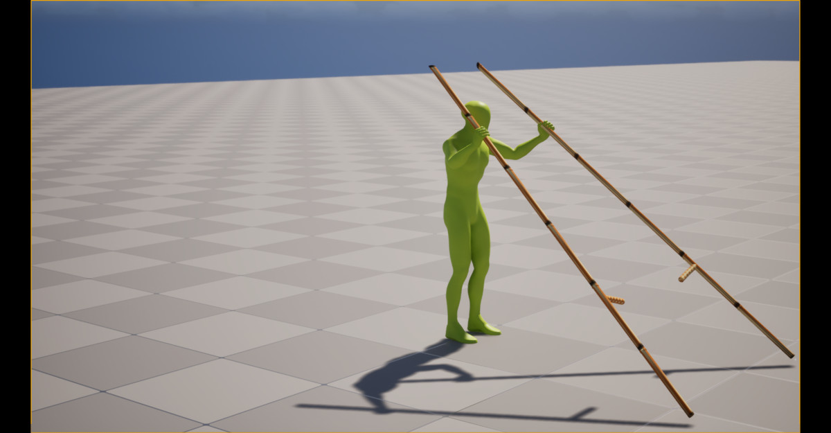 Bamboo Stick Locomotion Pack