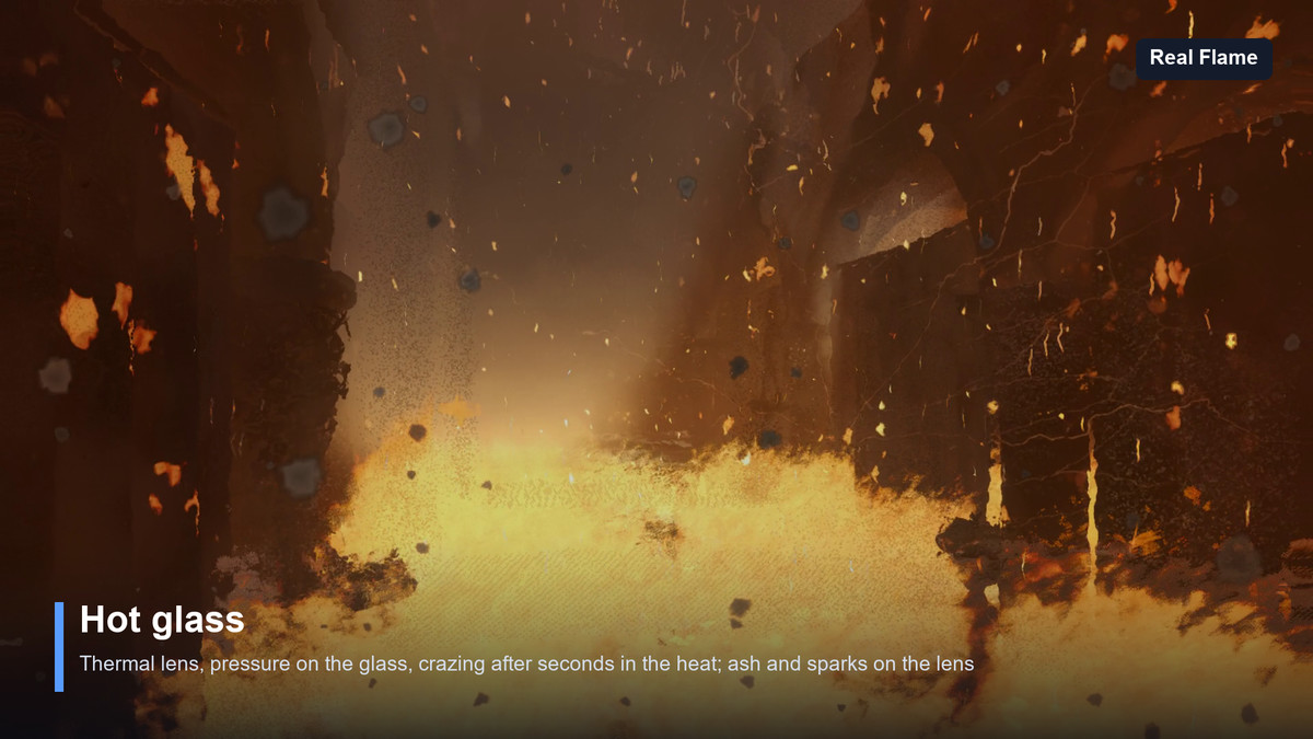 Real Flame — Screen-Space Fire, Heat Haze, Embers, Smoke & Scorched Surfaces