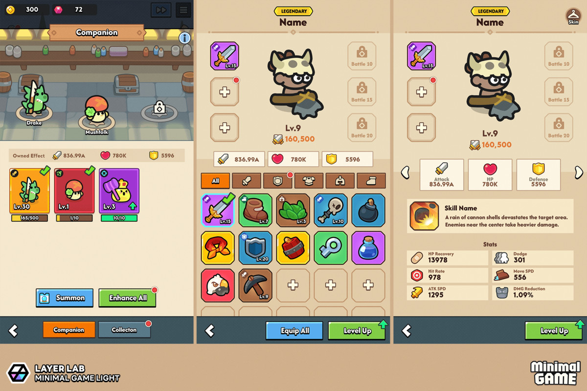 GUI Pro - Minimal Game Light