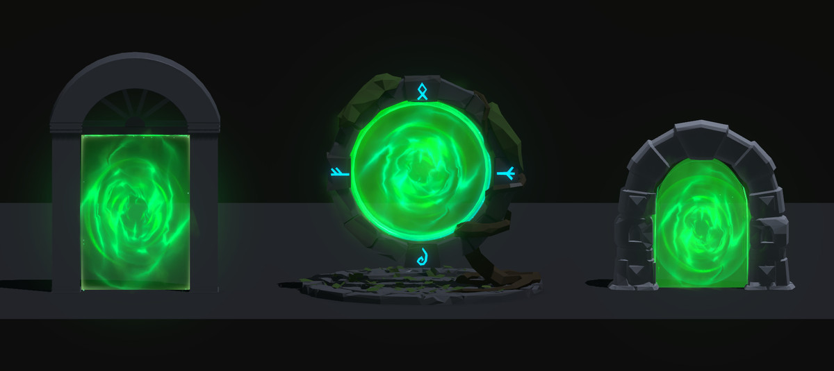Game VFX - Magic Portal Collection