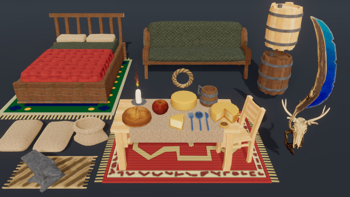 Bloomvale Village: Stylized Fantasy Environment Pack