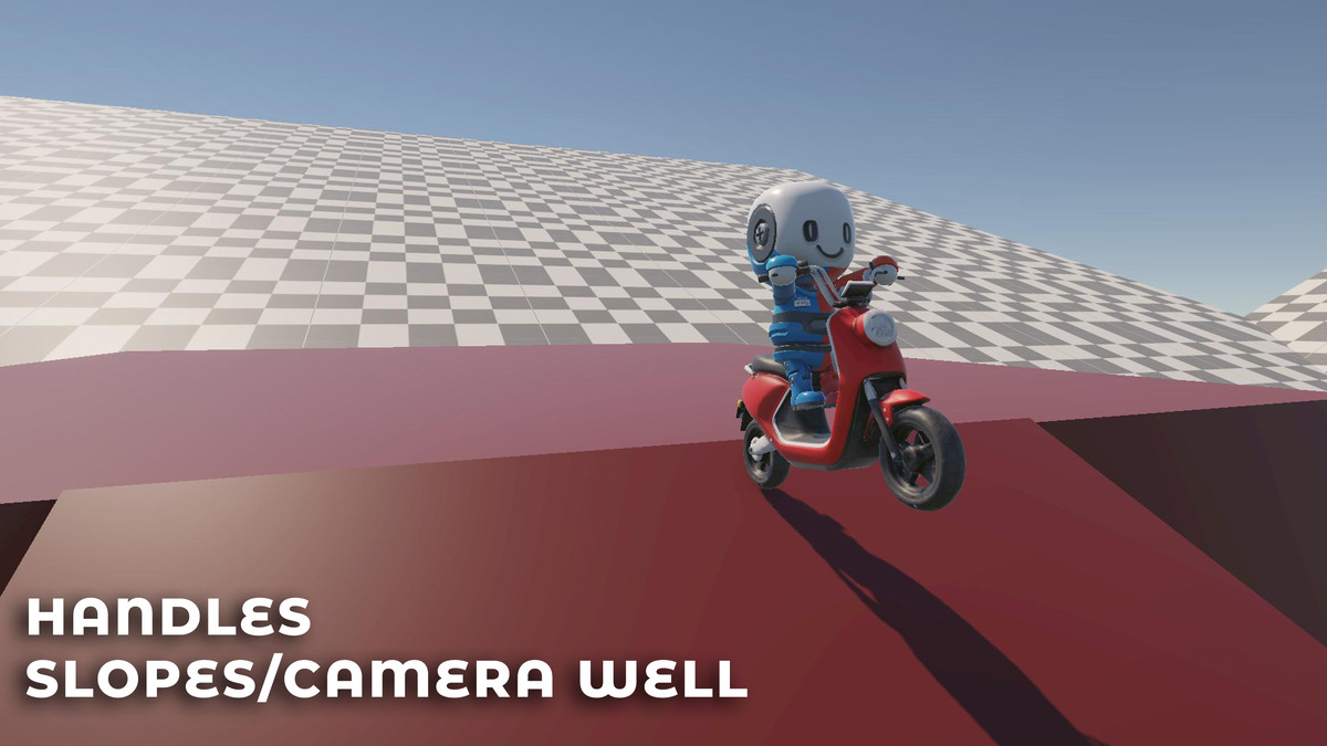 Scooter/Moped Controller | Physics based arcade movement System & Framework