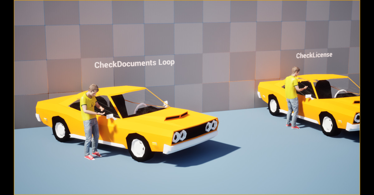 Traffic Police Animation