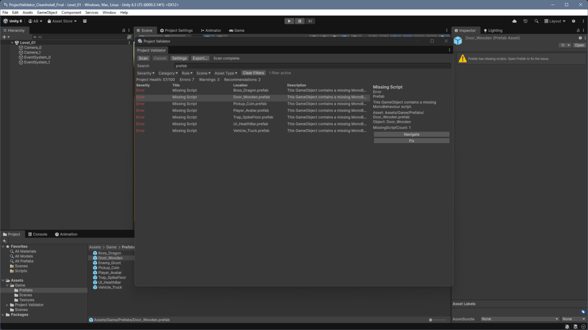 Project Validator