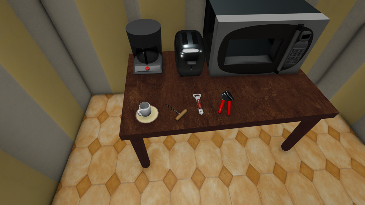 Smiley's Low Poly Tabletop Items