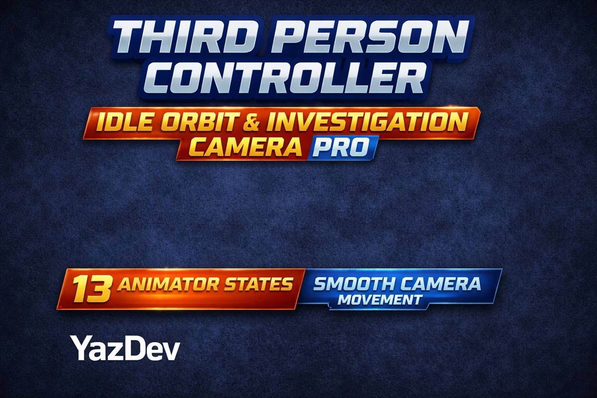 Third Person Controller – Idle Orbit & Investigation Camera PRO