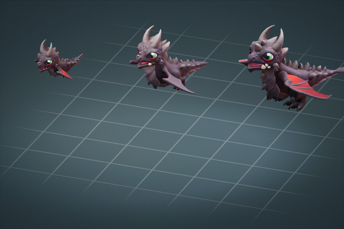 Shadow Dragon Family - Character + Animations