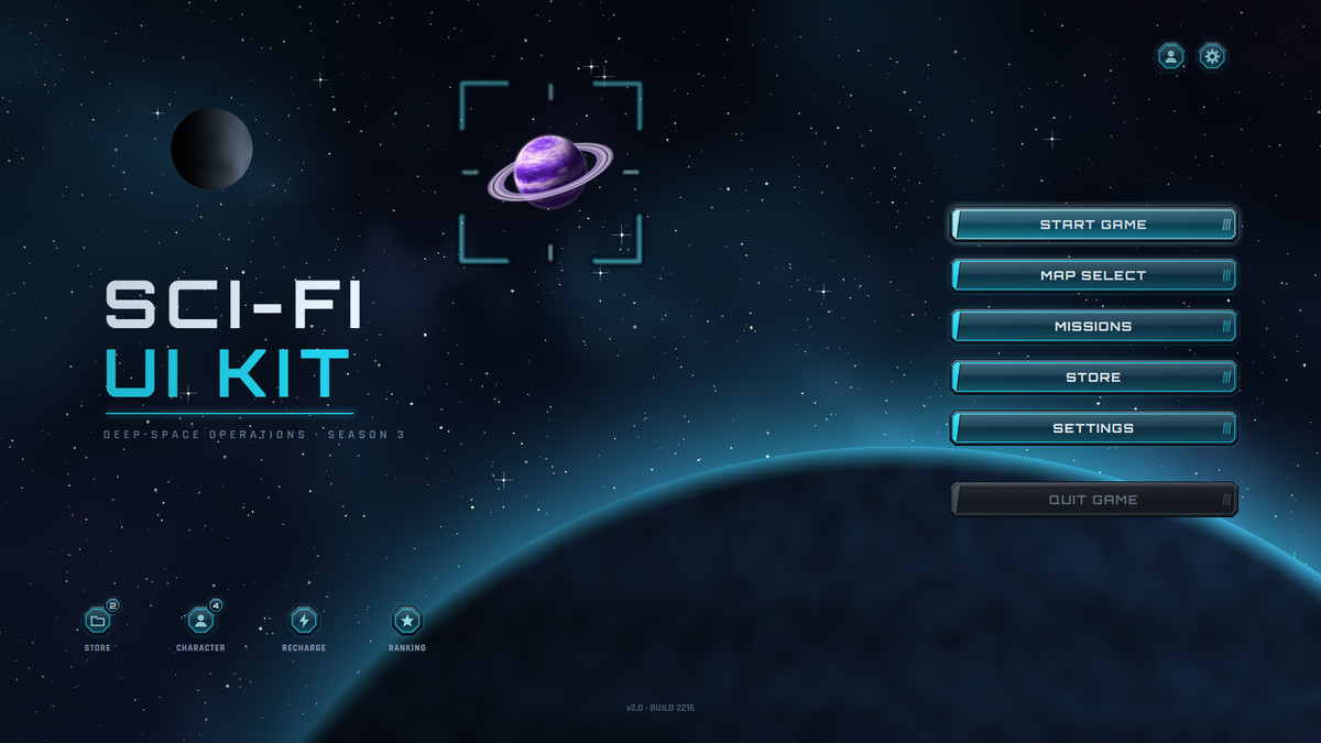 Sci-Fi HUD & UI Kit
