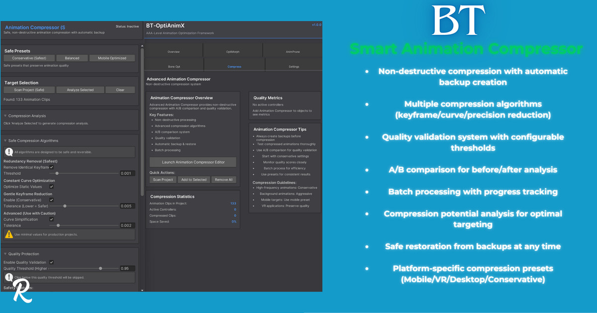 BT - OptiAnimX: AAA-Level Animation Optimization Framework