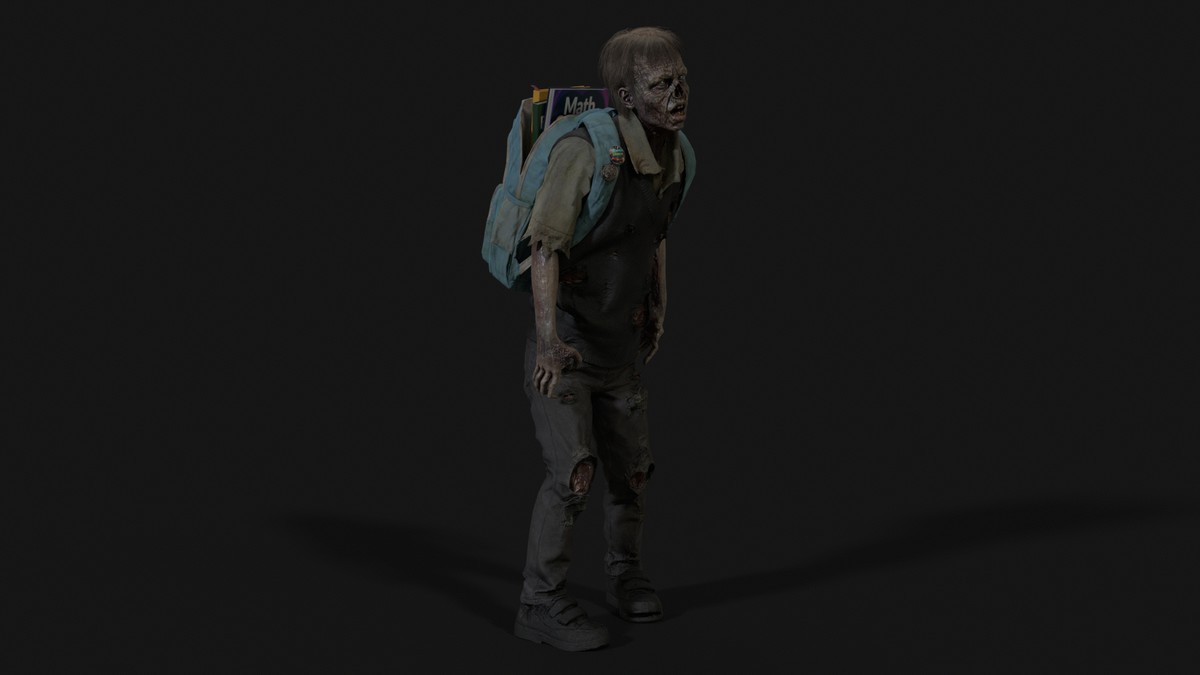 Gradeschooler Boy — American School Zombie Collection