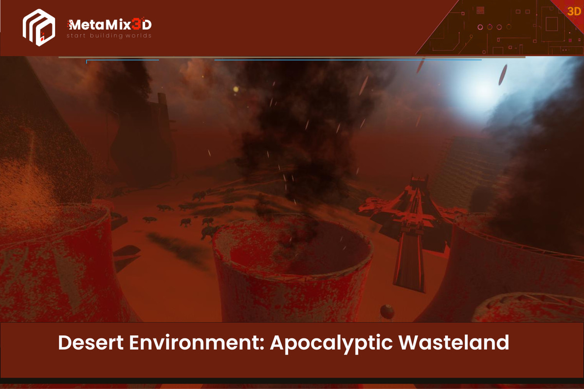 Desert Environment: Apocalyptic Wasteland