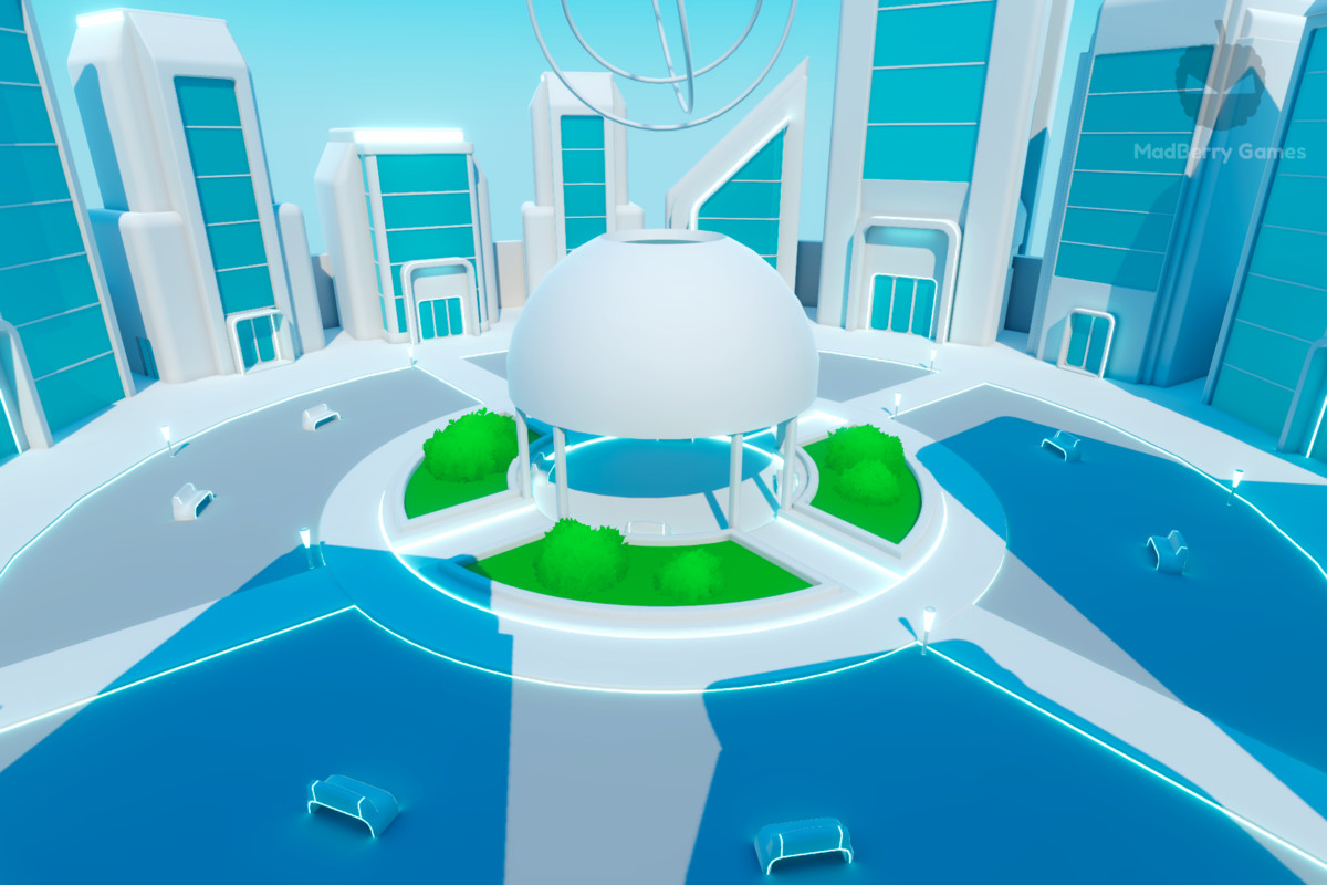 Utopian City Pack - Modular Futuristic Environment
