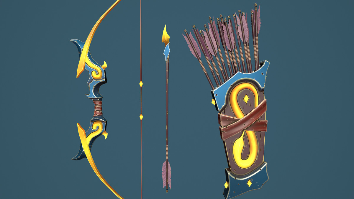 Snake Bow Quiver Arrow