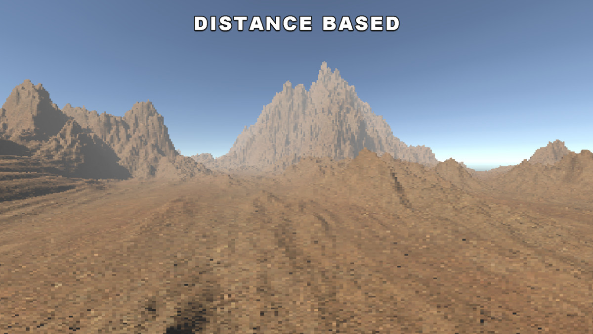 Distance Based Pixalator - 3D Scenes to Pixels