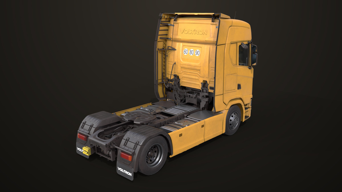 Chassis 06 Yellow URP HDRP Textures