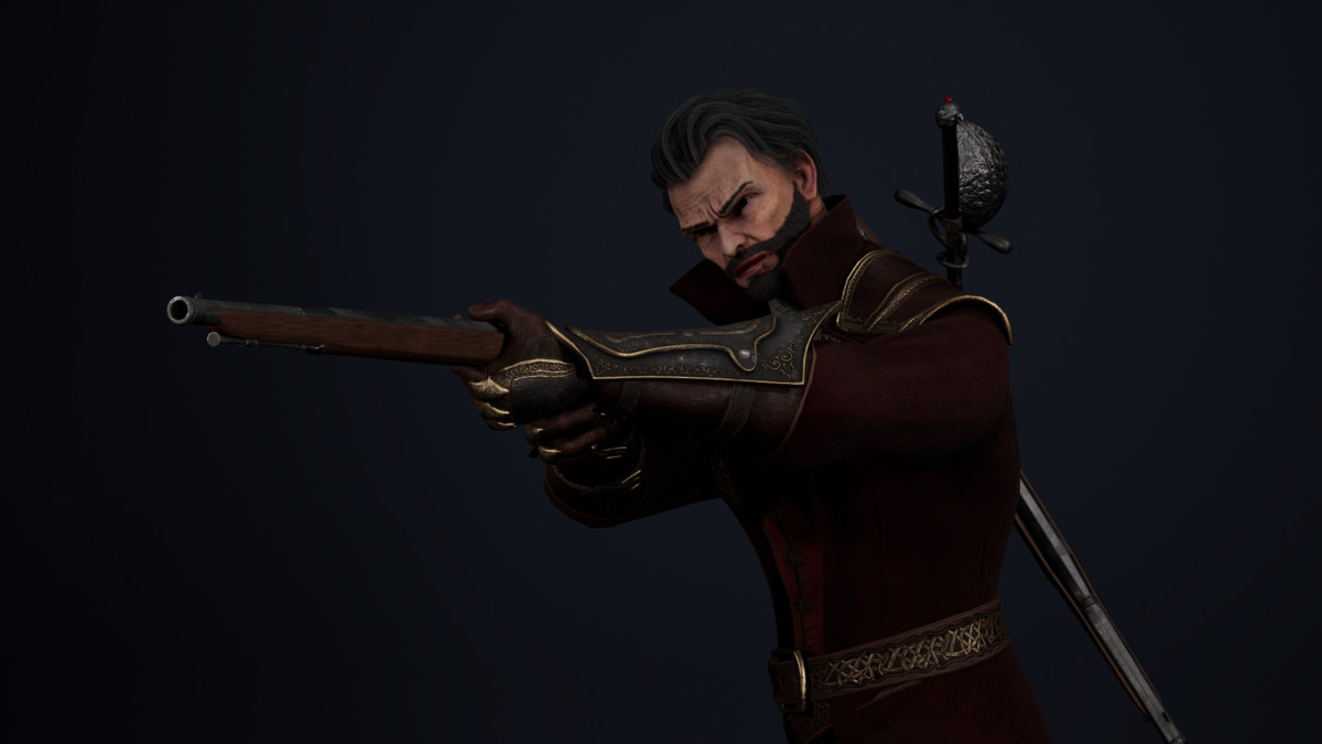 Vampire Monster Character – Dark Fantasy Hunter | Horror Enemy