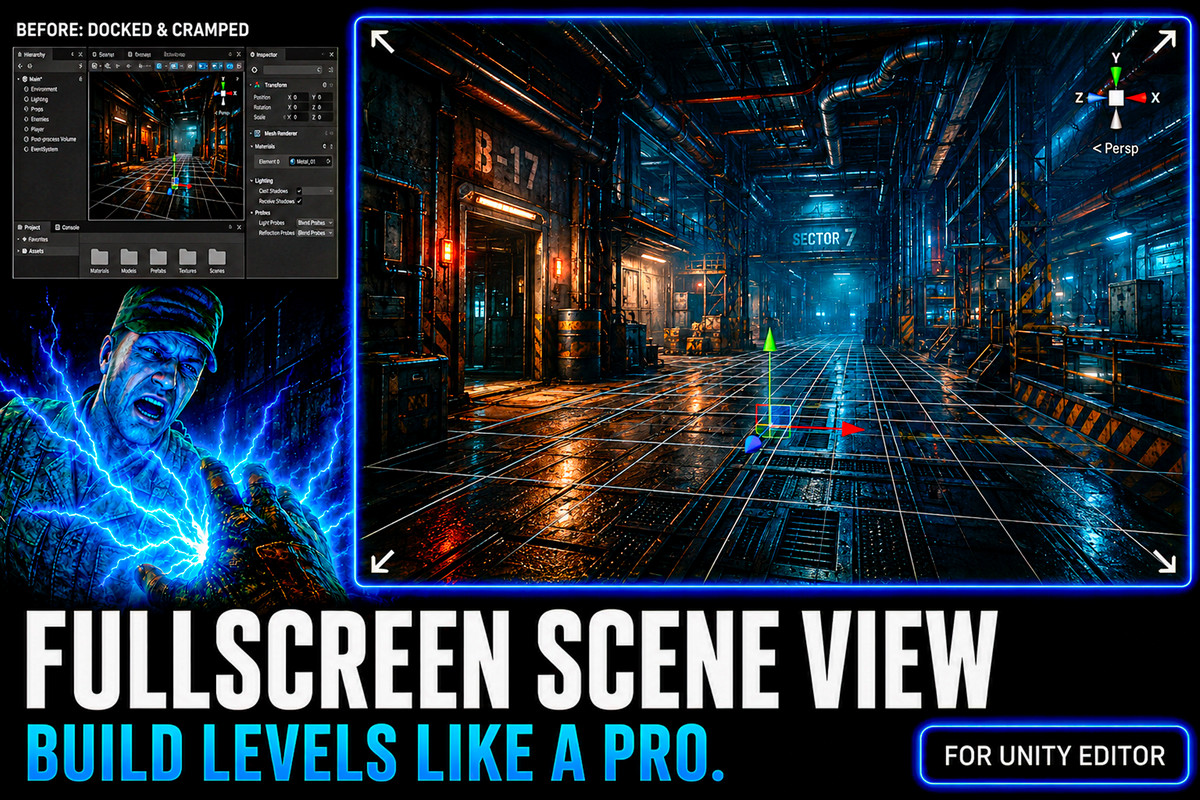 Fullscreen Editor & PlayMode