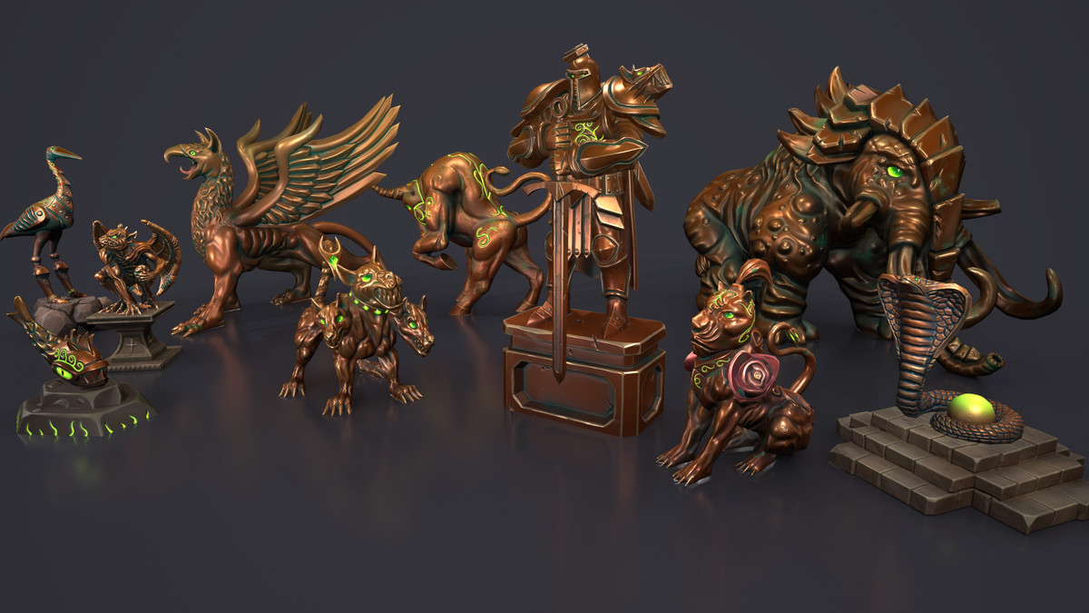Fantasy Statues Pack