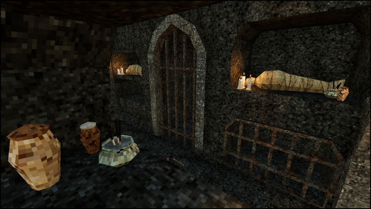 Catacombs - Retro Style Modular Environment Pack