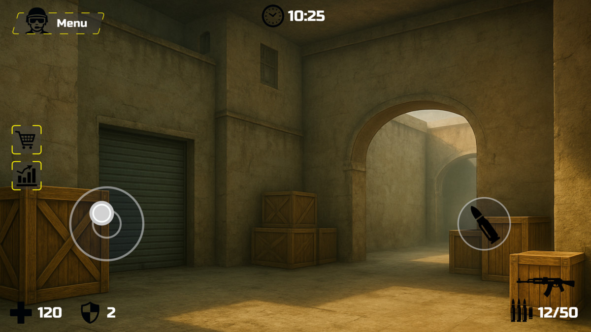 2D Gui Shooter + Icons