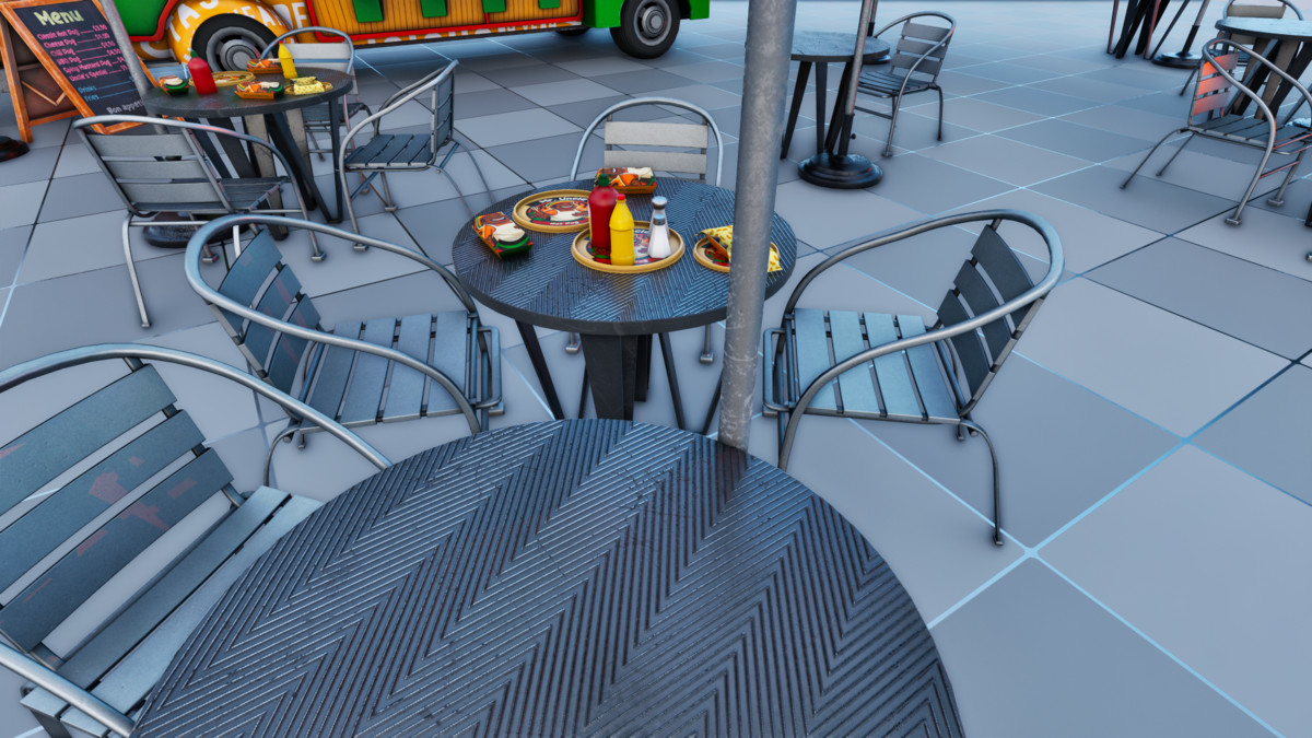 Stylized Food Truck