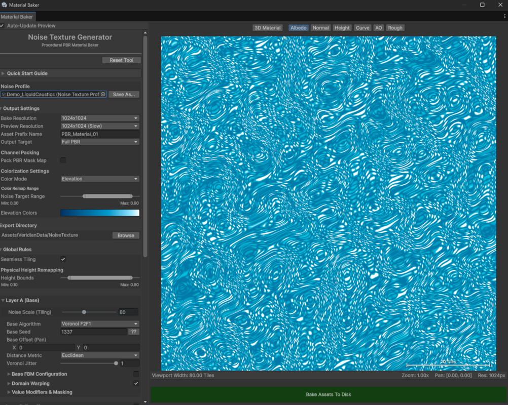 Noise Texture Generator: Procedural PBR Baker