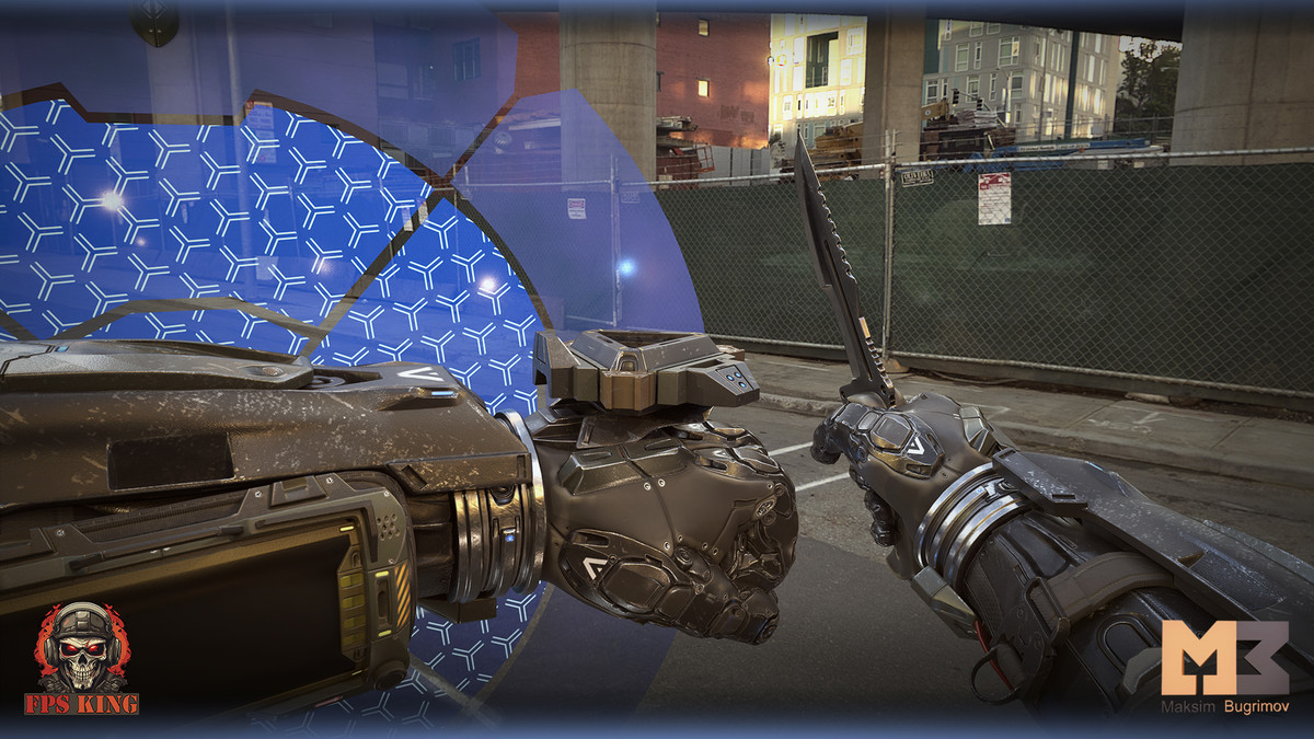 FPS Sci-Fi Hans With Knife (Animations)