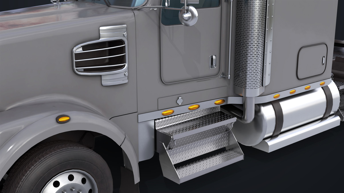 Heavy Truck Chassis 07 Generic Grey URP HDRP Textures