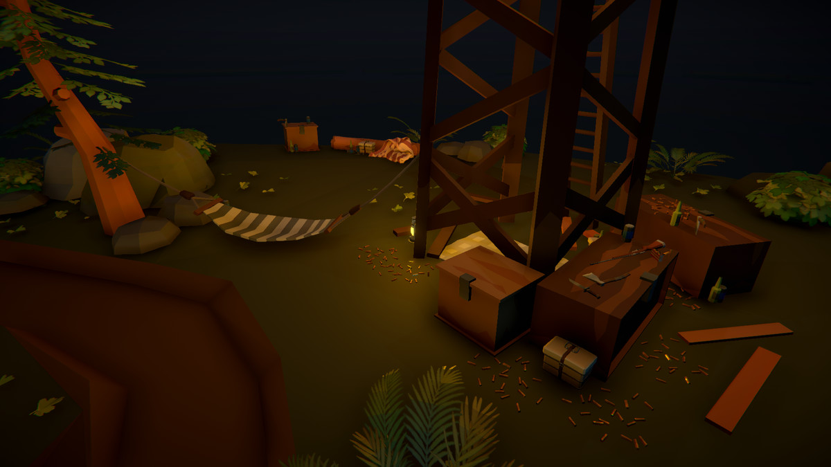 Polygonal Hunters Hideout Spot Asset Package