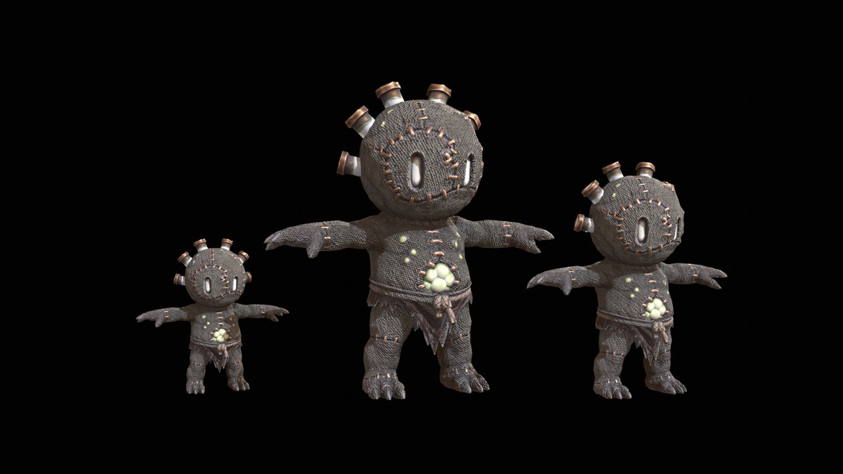 Chibi Necro Zombie Pups