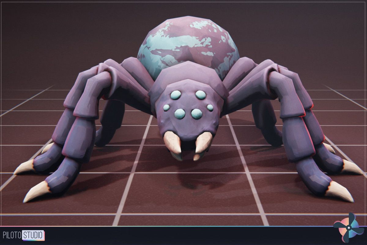 Spider Basic - 3 Characters + Animations