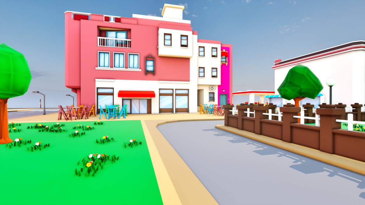 Modular Eastern City Low Poly Istanbul [Enterable Interior] [Desktop & Mobile]