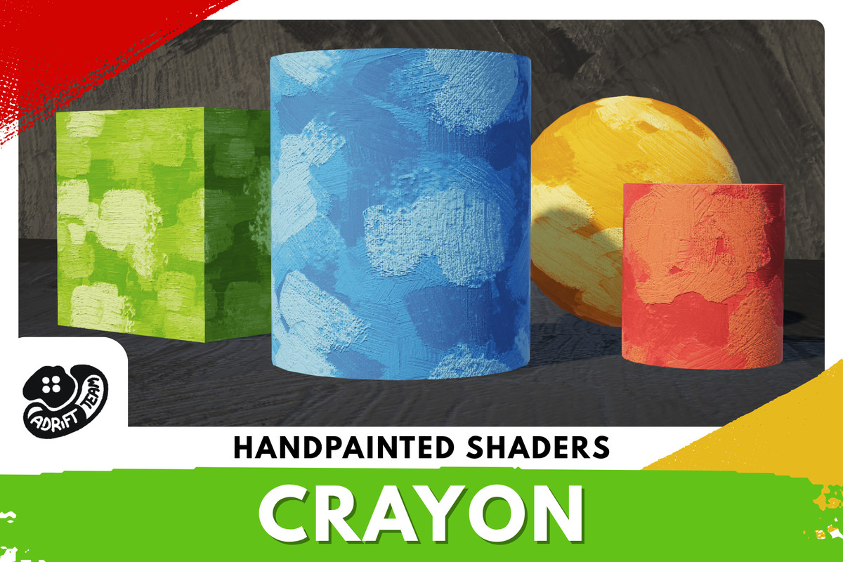 Handpainted Shader and Crayon Textures