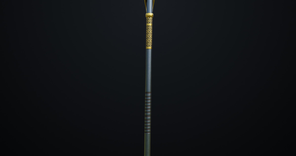 Fantasy Trident 02 URP HDRP Textures