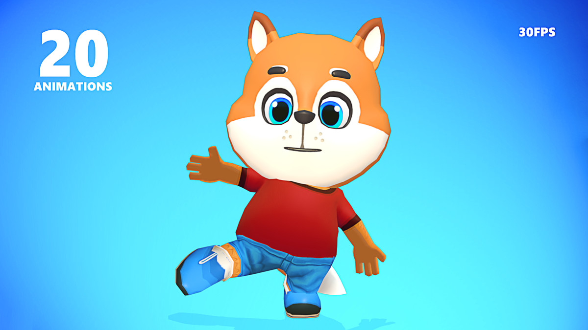 Fox Dog Animated