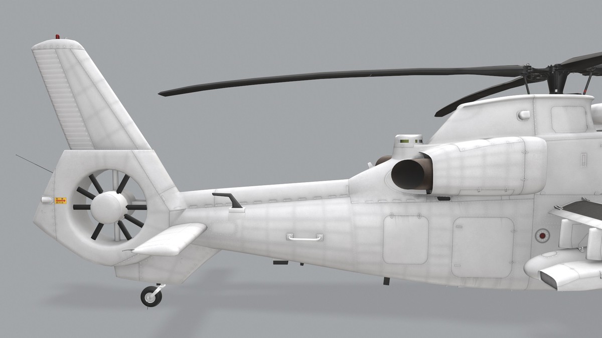 OH-1 Ninja Blank Livery Basic Animation (4