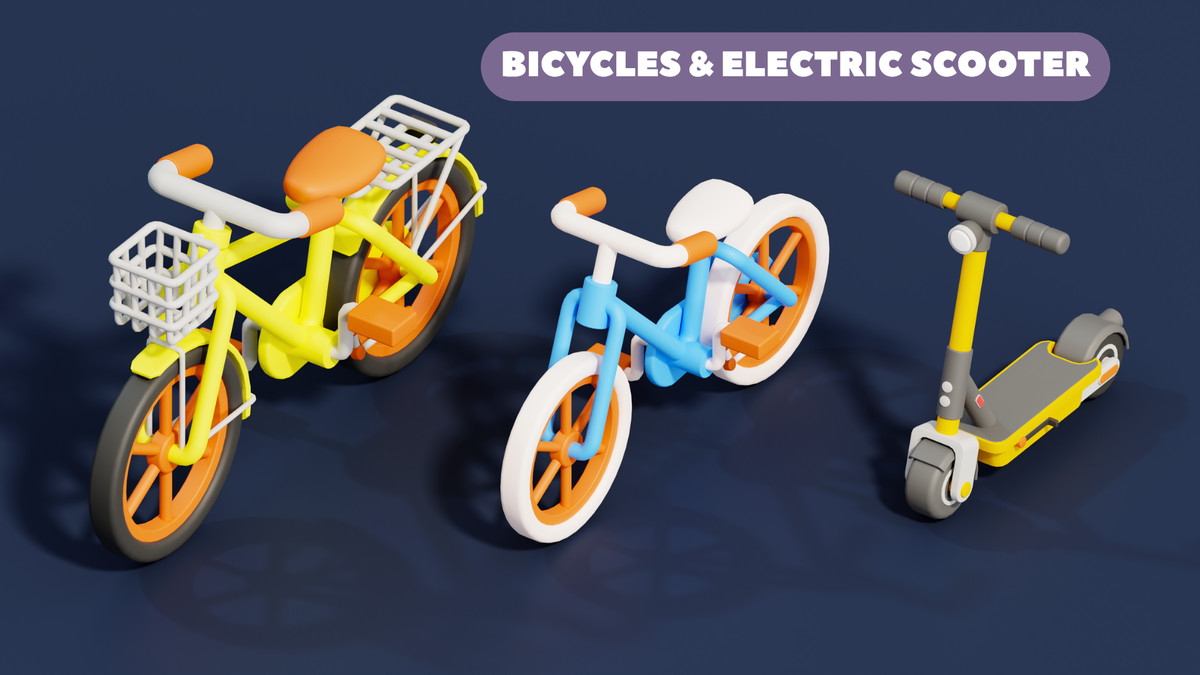 COZY TRAFFIC : Stylized City Vehicles & Transit