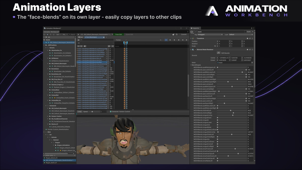 Animation Workbench Pro - Edit, Pose & Preview Animations