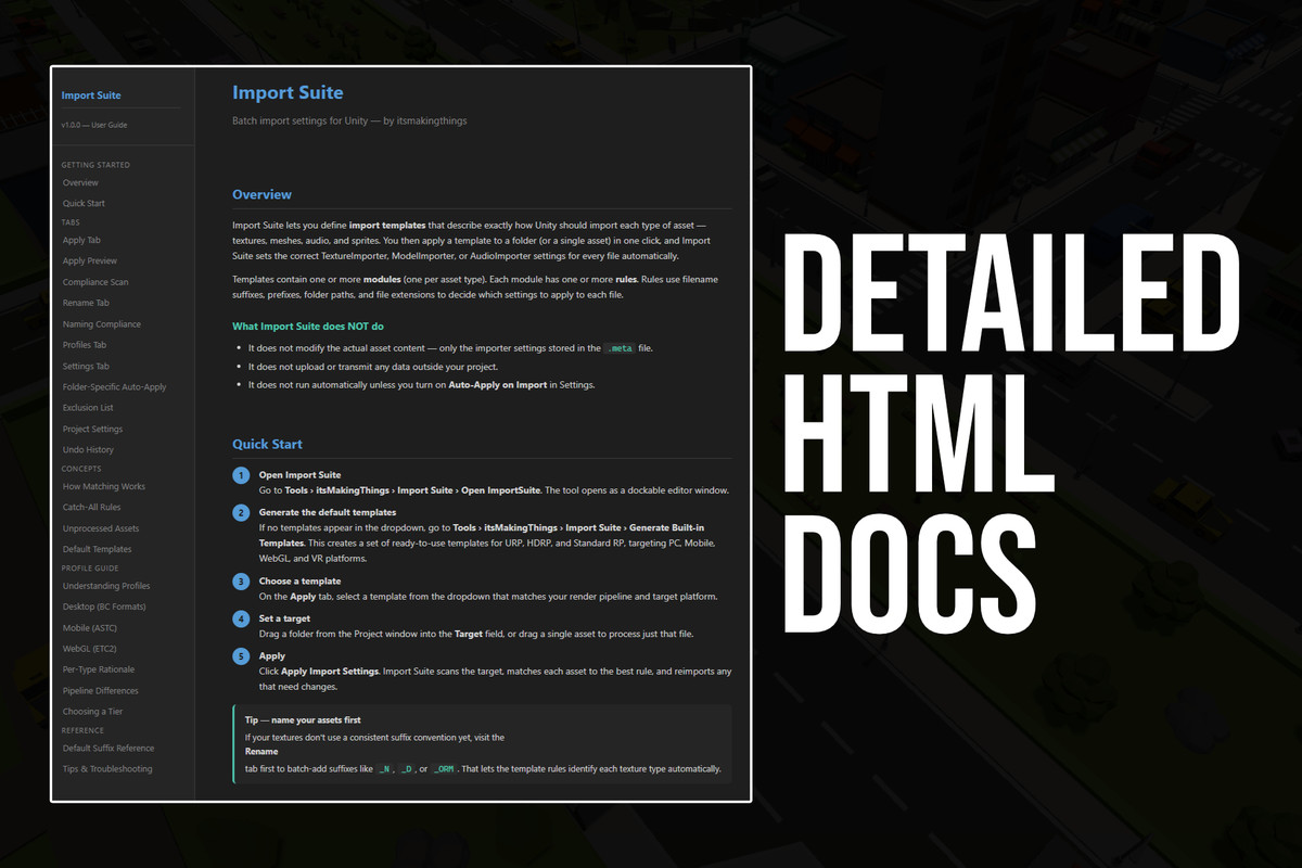 Import Suite: Automate Import Settings