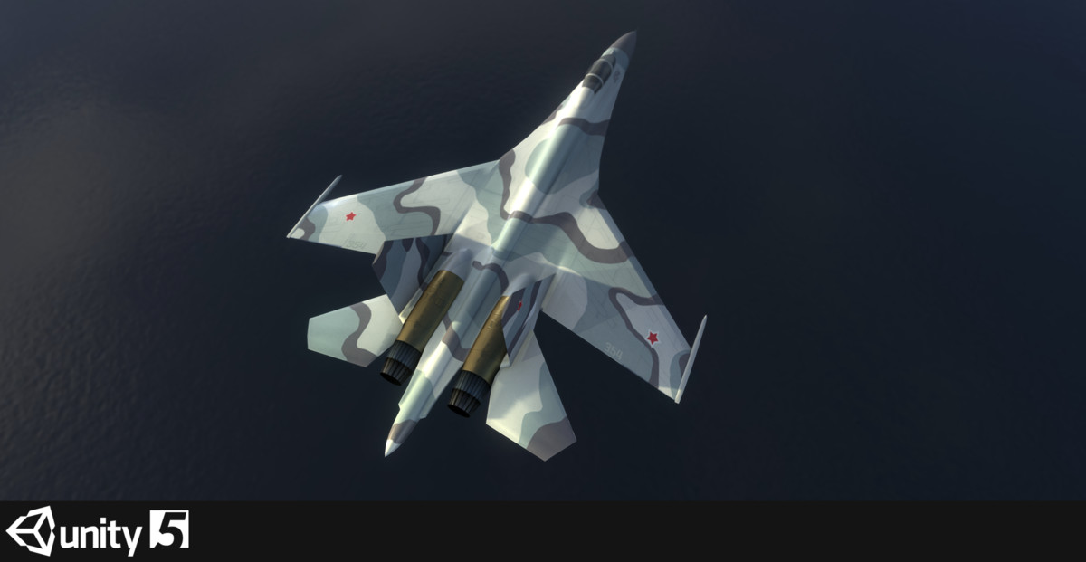 SU 27 Jet Plane