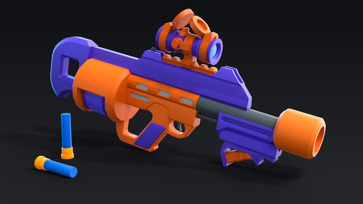 Cartoon Weapons - Low Poly 3D Models Pack