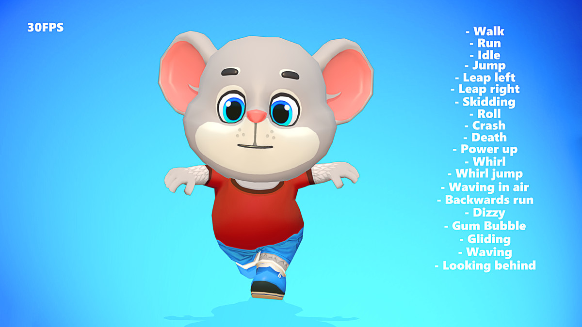 Mouse Rat Rodent Grey Animated