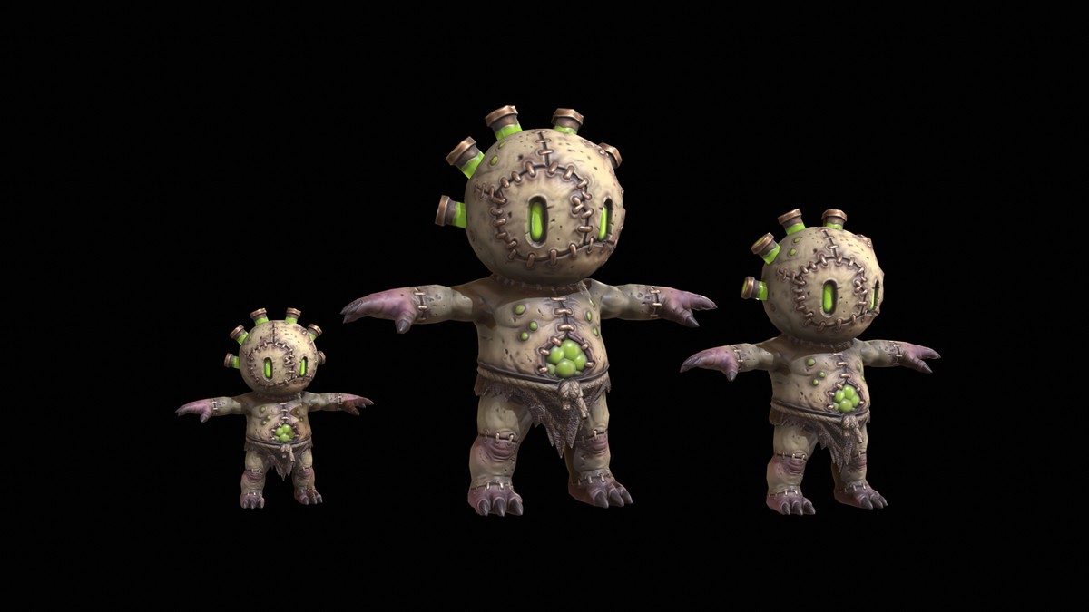 Chibi Necro Zombie Pups